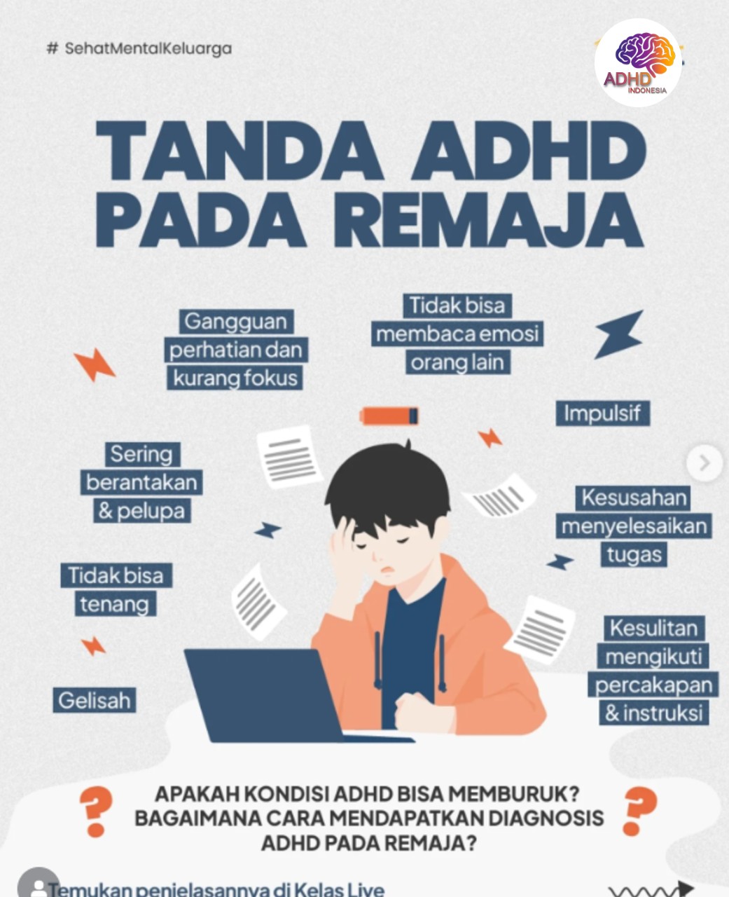Screening ADHD Non-Diagnostik: Edukasi Awal bagi Orang Tua di Kabupaten Kampar